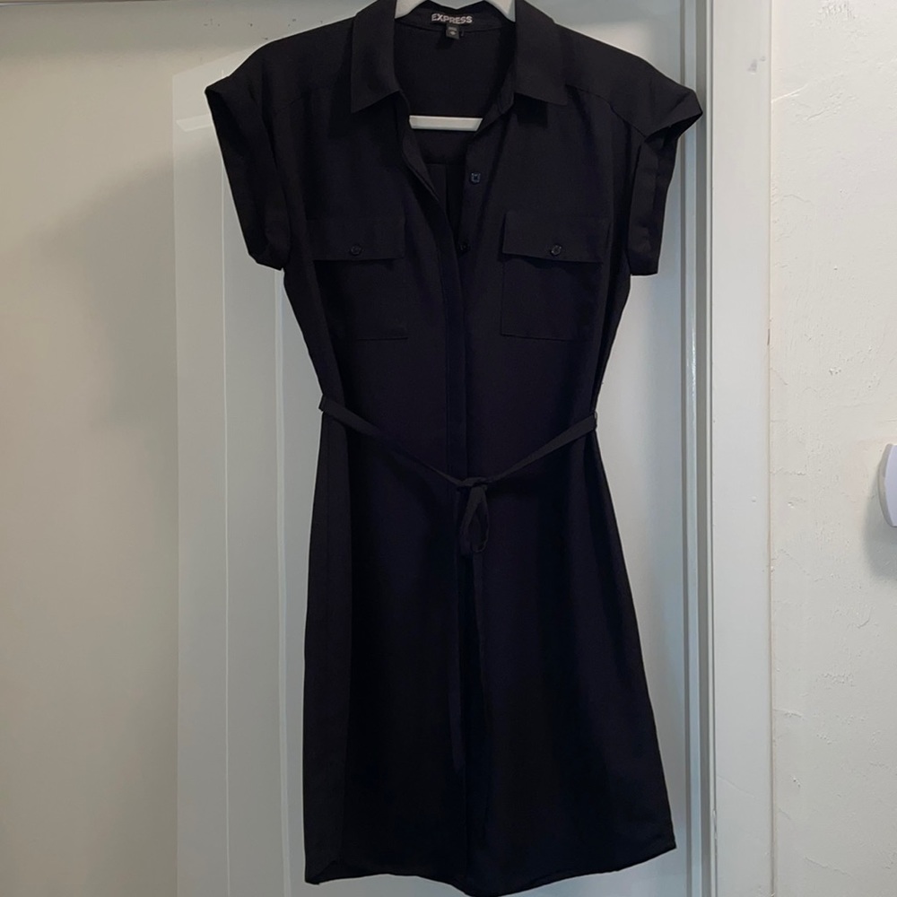 Black express portofino dress